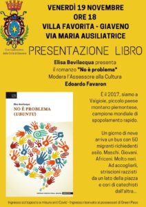 Read more about the article Presentazione di “No è problema”, il nuovo romanzo di Elisa Bevilacqua